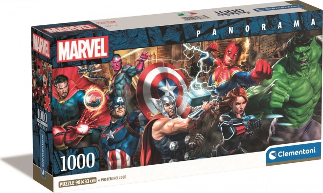 Panorama Puzzle Avengers 1000 Teile