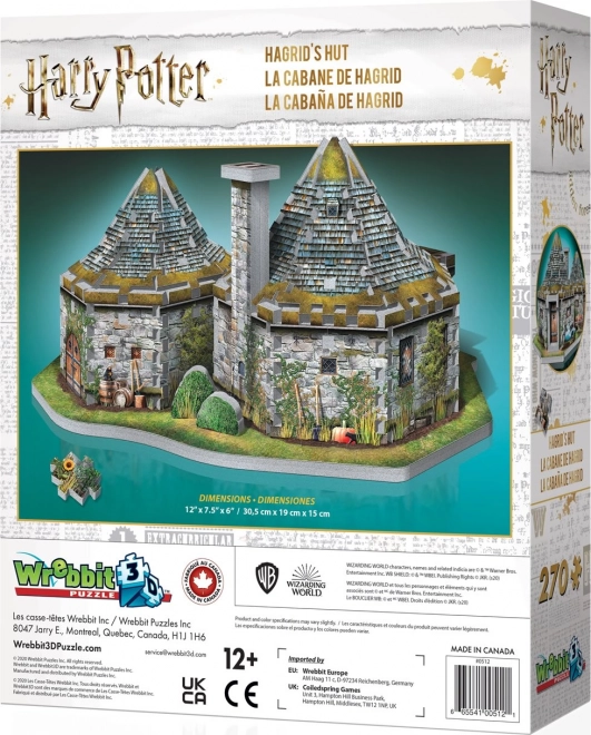 3D-Puzzle Harry Potter: Hagrids Hütte