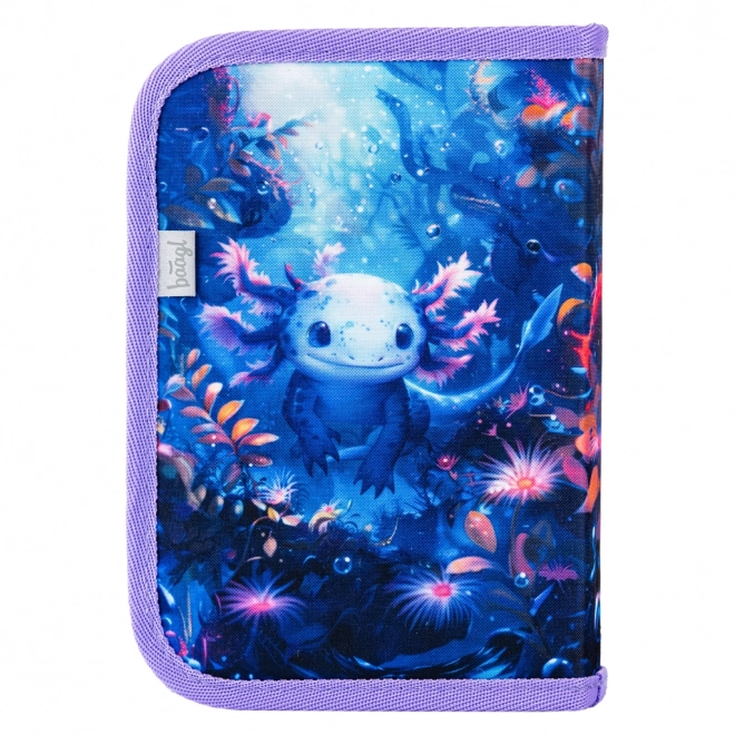 Schulmäppchen einlagig Axolotl