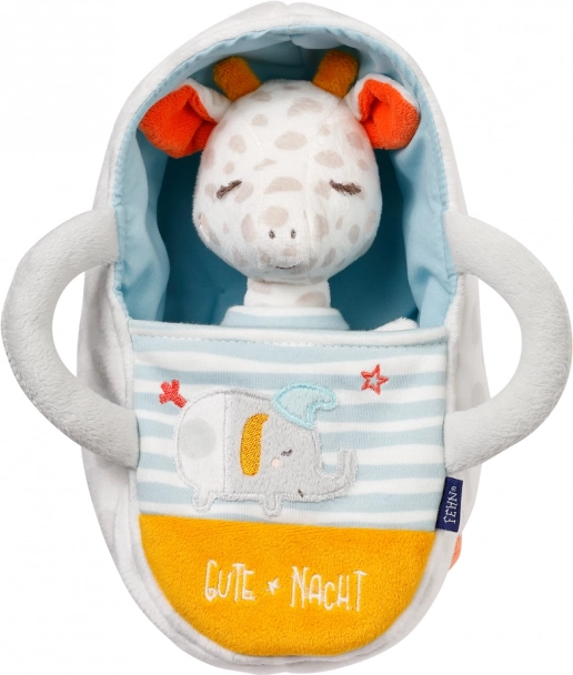 Plüschgiraffe mit Tasche, GoodNight