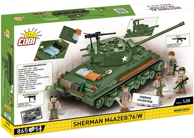 Sherman M4A2E8 Bausatz