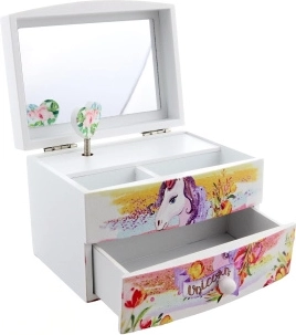 Schmuckkästchen mit spielendem Einhorn