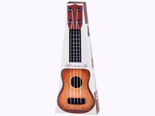 Mini-Ukulele für Kinder 25 cm – hellbraun