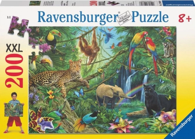 Puzzle Tiere im Dschungel 200 Teile von Ravensburger