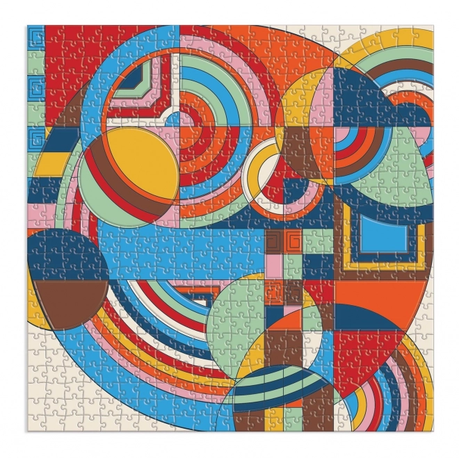 Quadratisches Puzzle Frank Lloyd Wright Hoffman House Rug 500 Teile