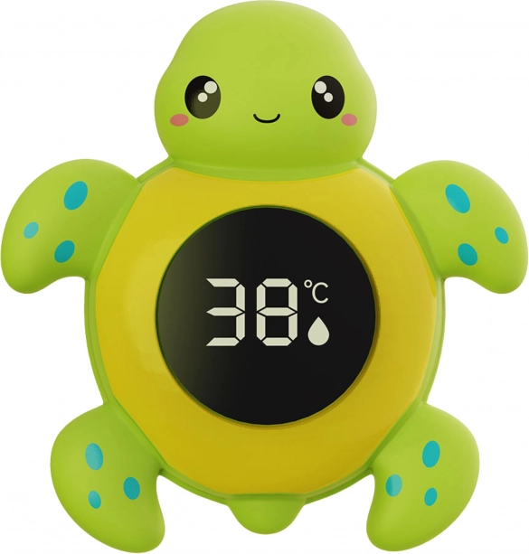 Kinder-Badezimmerthermometer Schildkröte 2in1 zur Messung der Wasser- und Raumtemperatur