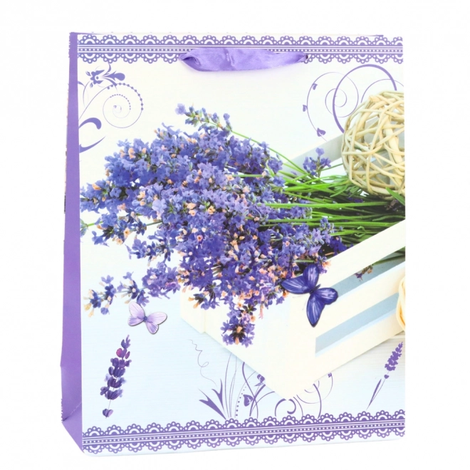Geschenktasche Lavendel