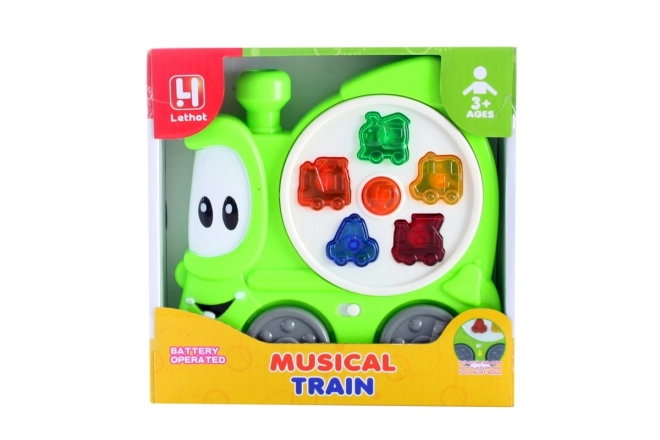 Klingende und leuchtende Eisenbahn für Kinder