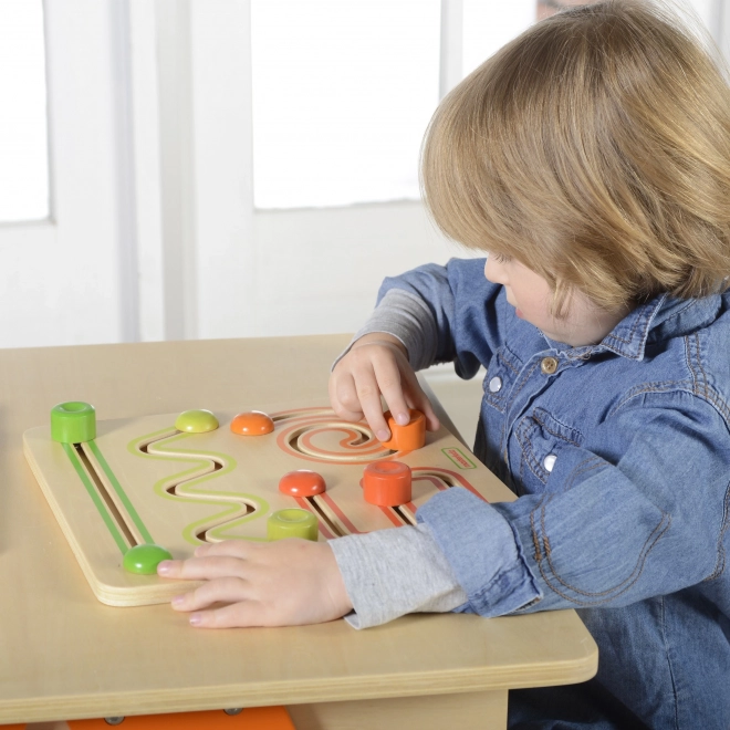 Masterkidz Montessori Holzlabyrinth Lernspiel