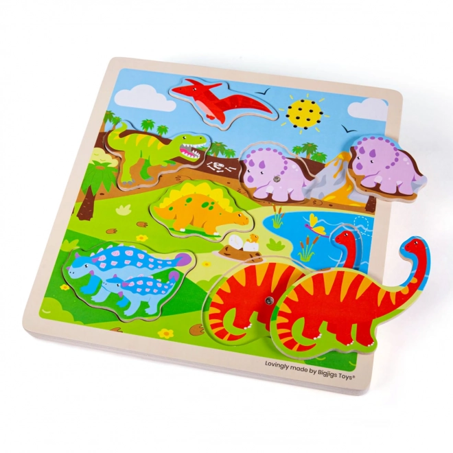 Bigjigs Toys Sound Puzzle Dinosaurier