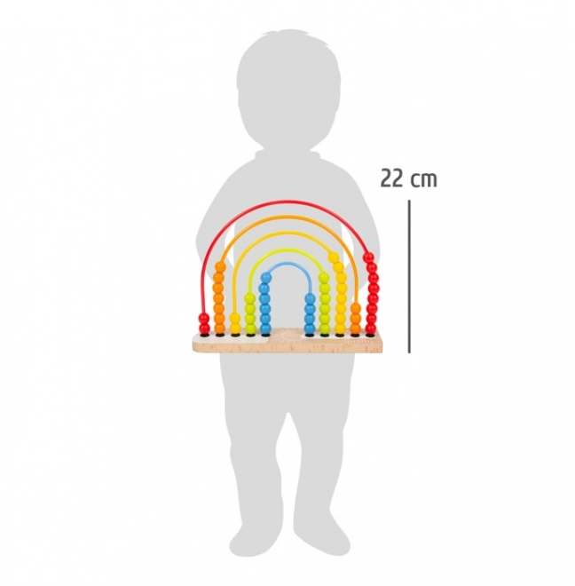 Motorik-Zählrahmen Regenbogen