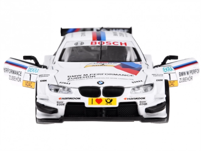 Metall-Sportmodell BMW M3 DTM im Maßstab 1:32 mit Licht- und Soundeffekten