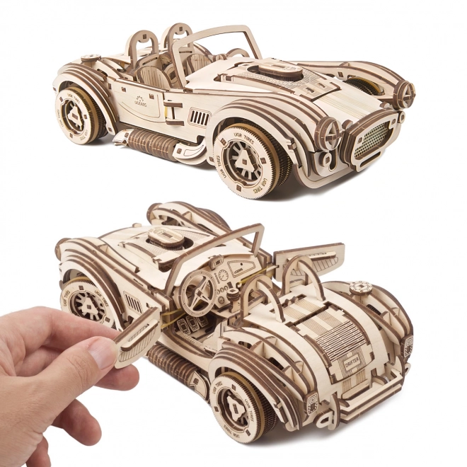 Ugears 3D-Puzzle Rennwagen Drift Cobra