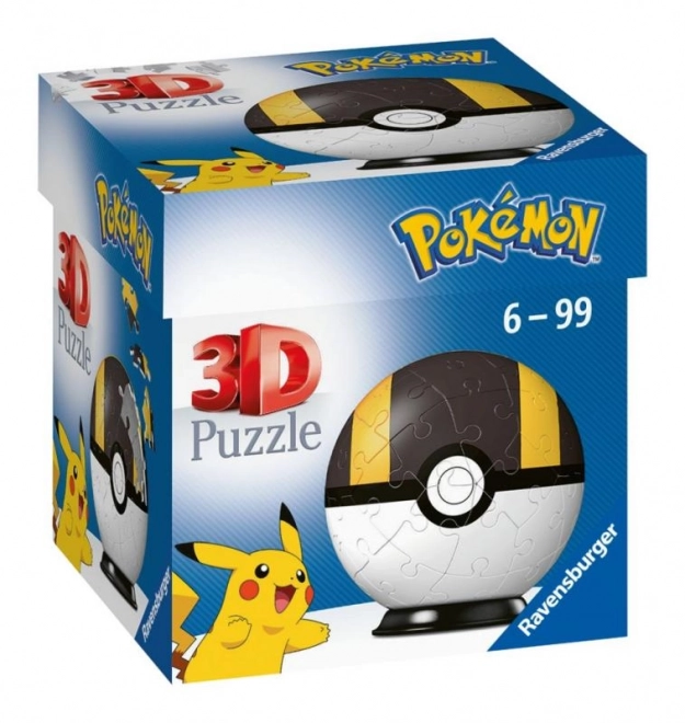 Pokemon Schwarzer Ball 3D Puzzle Ravensburger