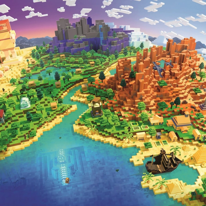 Puzzle Minecraft 500 Teile von Ravensburger