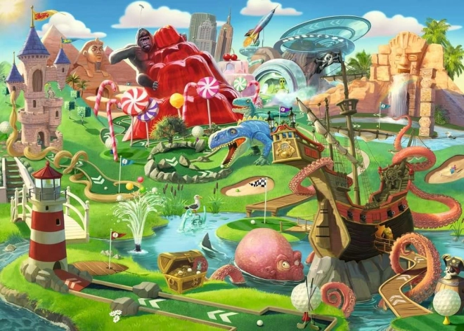Ravensburger Puzzle Minigolf-Paradies XXL 500 Teile