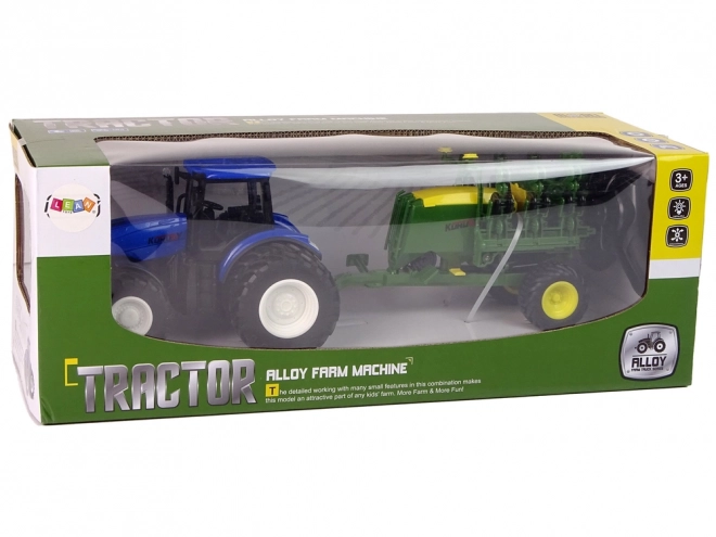Ferngesteuerter Traktor mit Ballenpresse im Maßstab 1:24