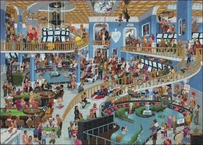 Puzzle Chaotické Kasino 1000 Teile