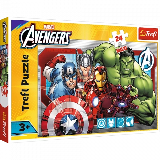 Puzzle 24 Maxi – MARVEL The Avengers – Die Rächer