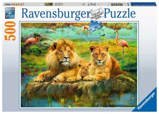 Ravensburger Puzzle Löwen in der Savanne 500 Teile