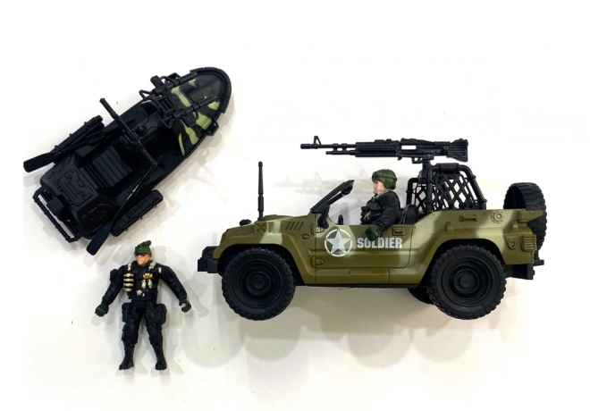 Militärset mit Figuren