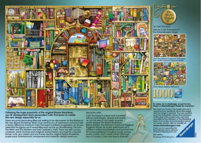 Ravensburger Puzzle Bizarre Bibliothek 1000 Teile