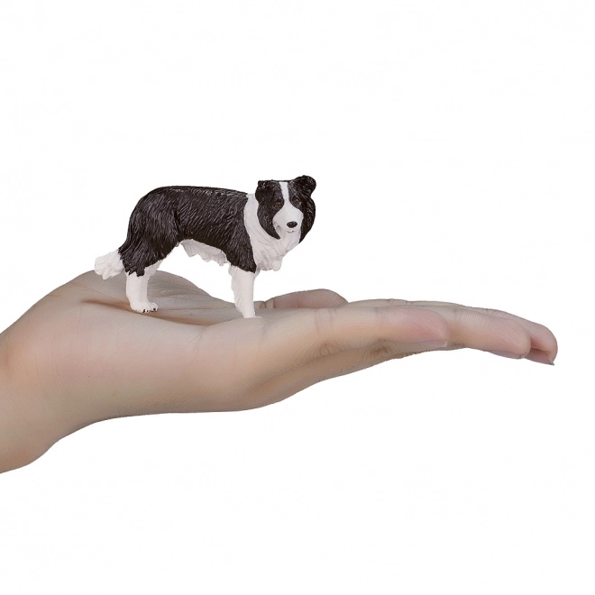 Realistische Border Collie Figur