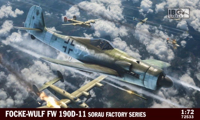 Plastikmodell Fw 190 D11 Sorau Factory Serie 1/72