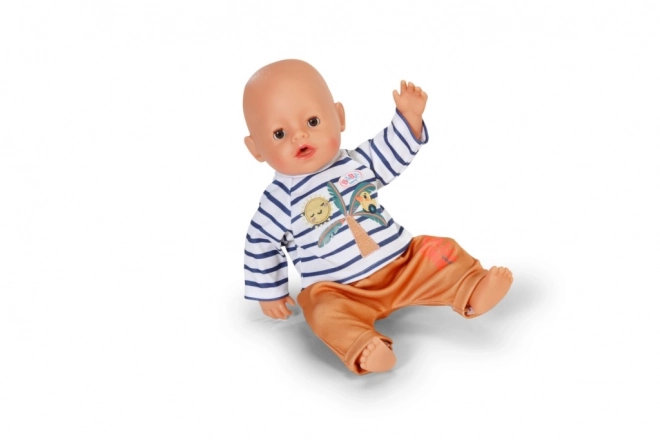 BABY born Kleidung für Puppen 43 cm mit Palmenmotiv