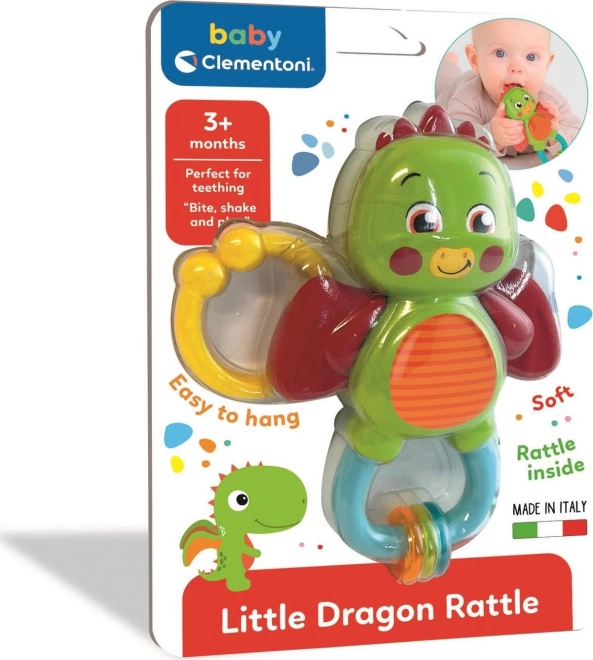 Clementoni Baby Rassel Kleiner Drache 2-in-1