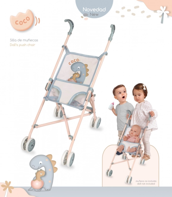 Faltbarer Puppenwagen COCO 2024