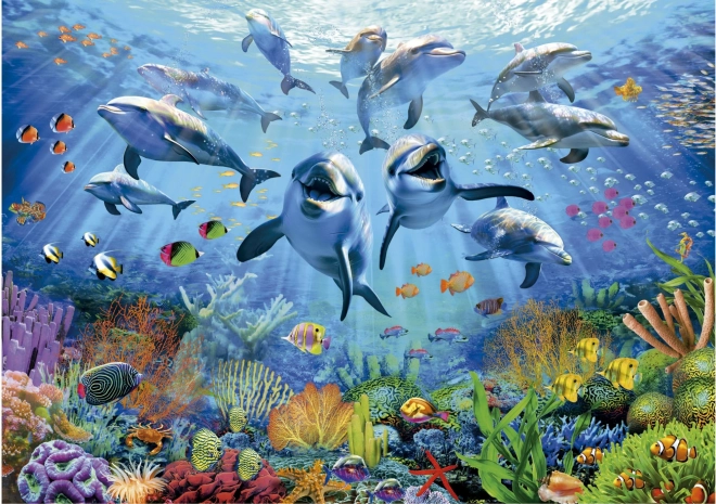 EDUCA Puzzle Spaß unter Wasser 500 Teile