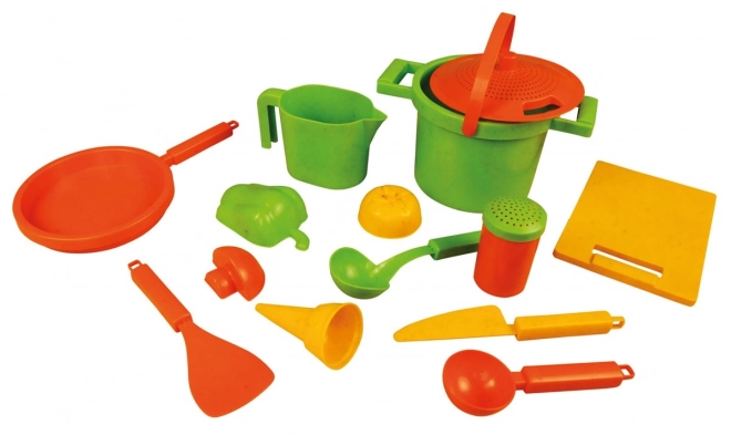 Lena Eco Sandspiel-Set zum Kochen 14-teilig