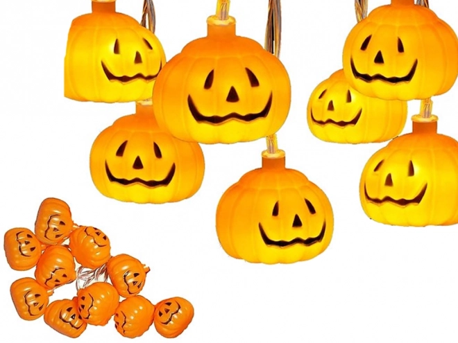 Halloween LED Kürbislichter 200 cm