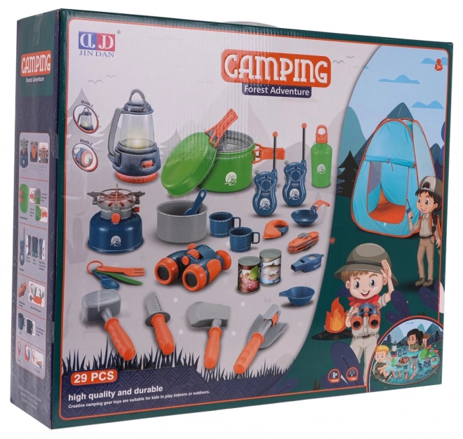 Mega Camping Set mit Zelt und Zubehör