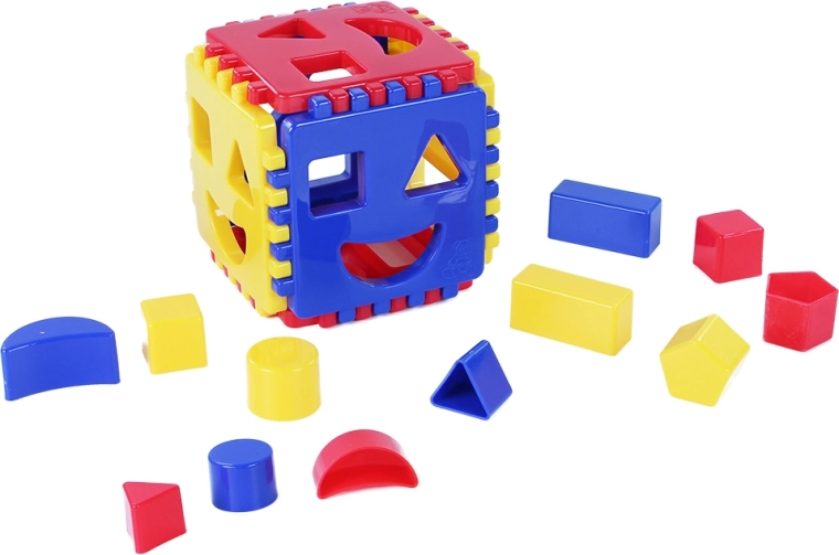 Lernen durch Spielen mit bunten Formen