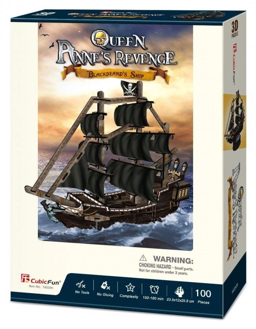 Cubifun 3D Puzzle Segelschiff Queen Anne's Revenge