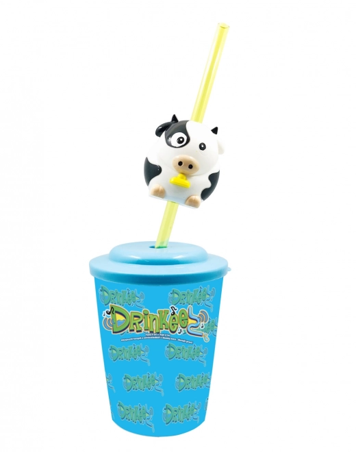 Drinkeez Strohhalmbecher mit Tiergeräusch
