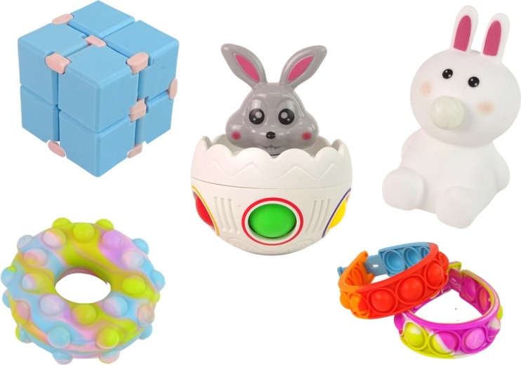 Die beliebtesten Fidget-Spielzeuge in einem Set