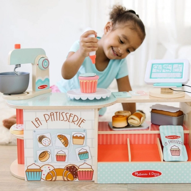 Holzspielzeug Bäckerei Set für Kinder