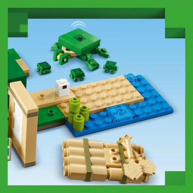 Lego Minecraft Schildkröten-Strandhaus