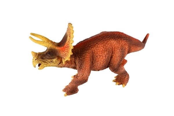 Triceratops Spielzeugfigur aus Kunststoff 20cm im Beutel