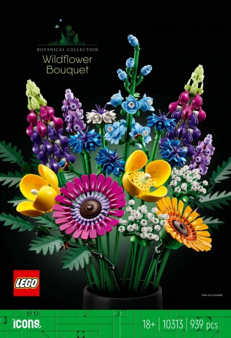 Lego Blumenstrauß aus Wiesenblumen