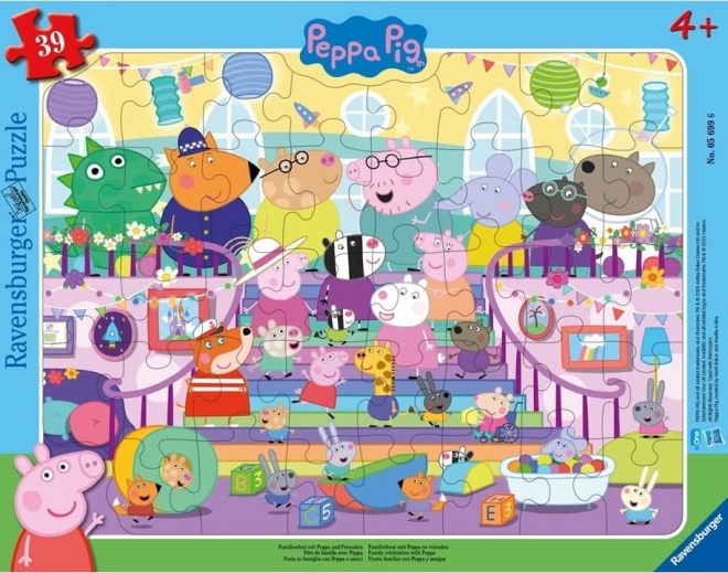 Ravensburger Kinderpuzzle Peppa Wutz 39 Teile