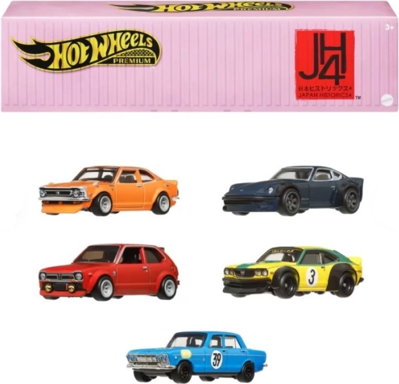 Set von 5 Metallfahrzeugen Premium Car Japan