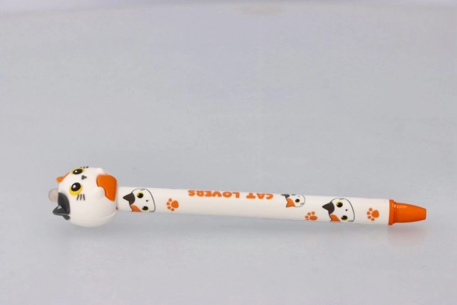 Radierbarer Stift mit 3D-Katzenmotiv 0.5mm