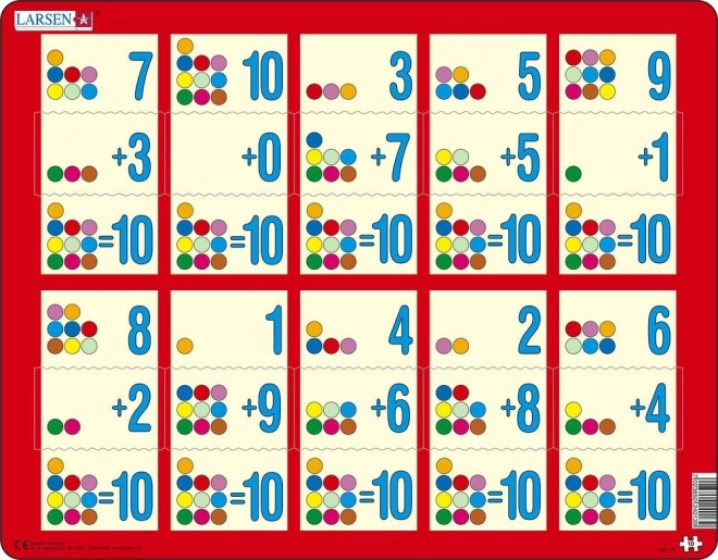 Larsen Puzzle Addition bis Zehn III