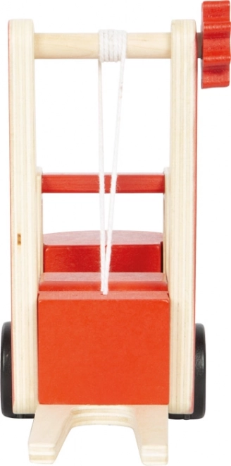 small foot Holz-Gabelstapler mit Palette