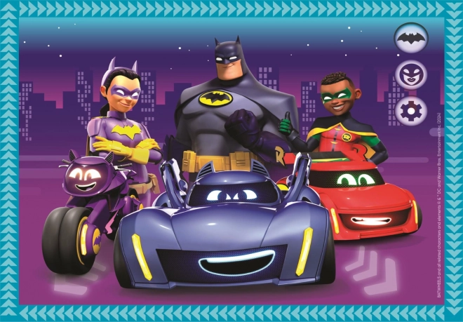Puzzle Batwheels 4v1 (12, 16, 20, 24 Teile)