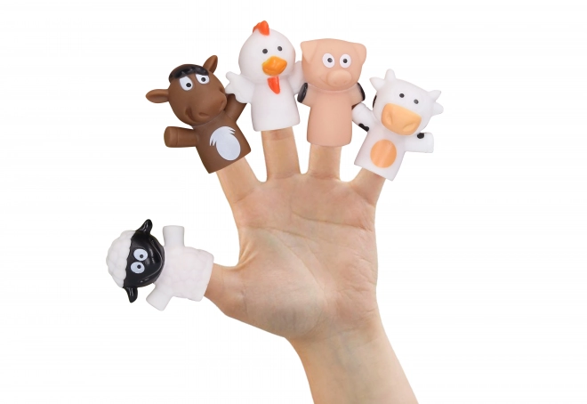 Fingerpuppen Tiere 5 cm 5er Set